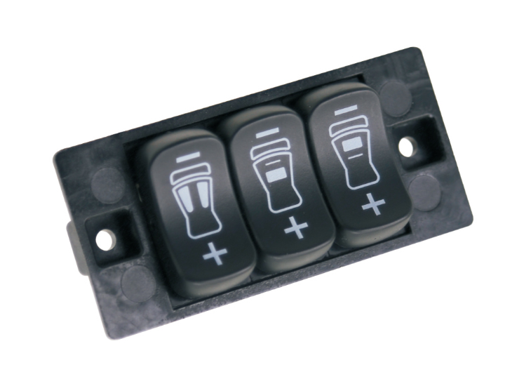 Triple lumbar support valve