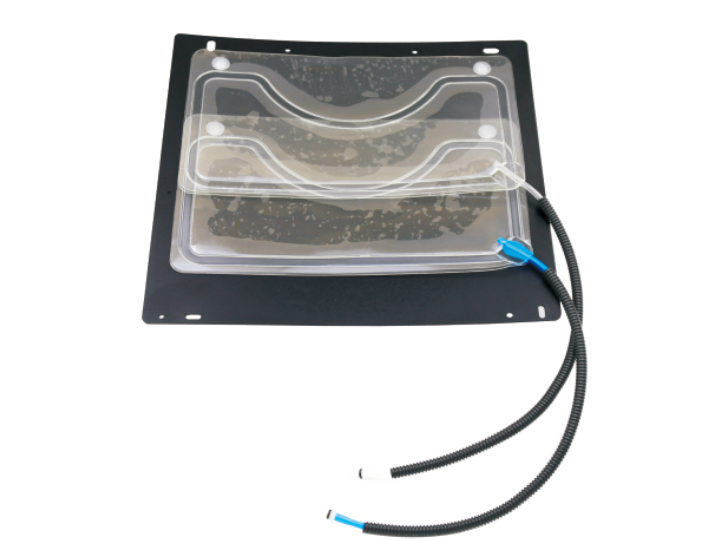 Back lumbar support air bag assembly